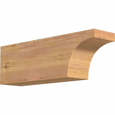 Ekena Millwork Huntington Smooth Rafter Tail, Western Red Cedar, 5 1/2"W x 8"H x 24"L RFT06X08X24HUN00SWR
